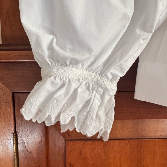 Doen White Ruffled Blouse - Picture 7 of 8